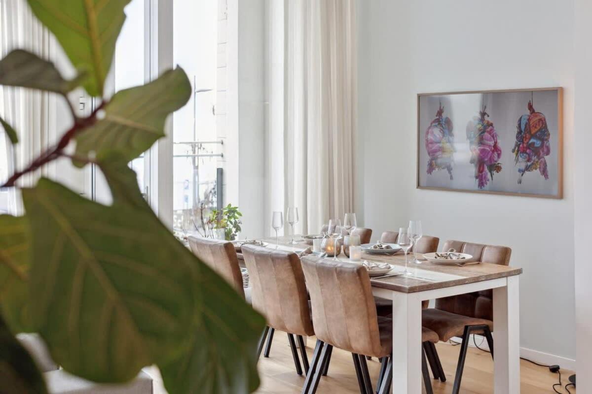 Bright Waterfront Apartment Antwerp Luaran gambar