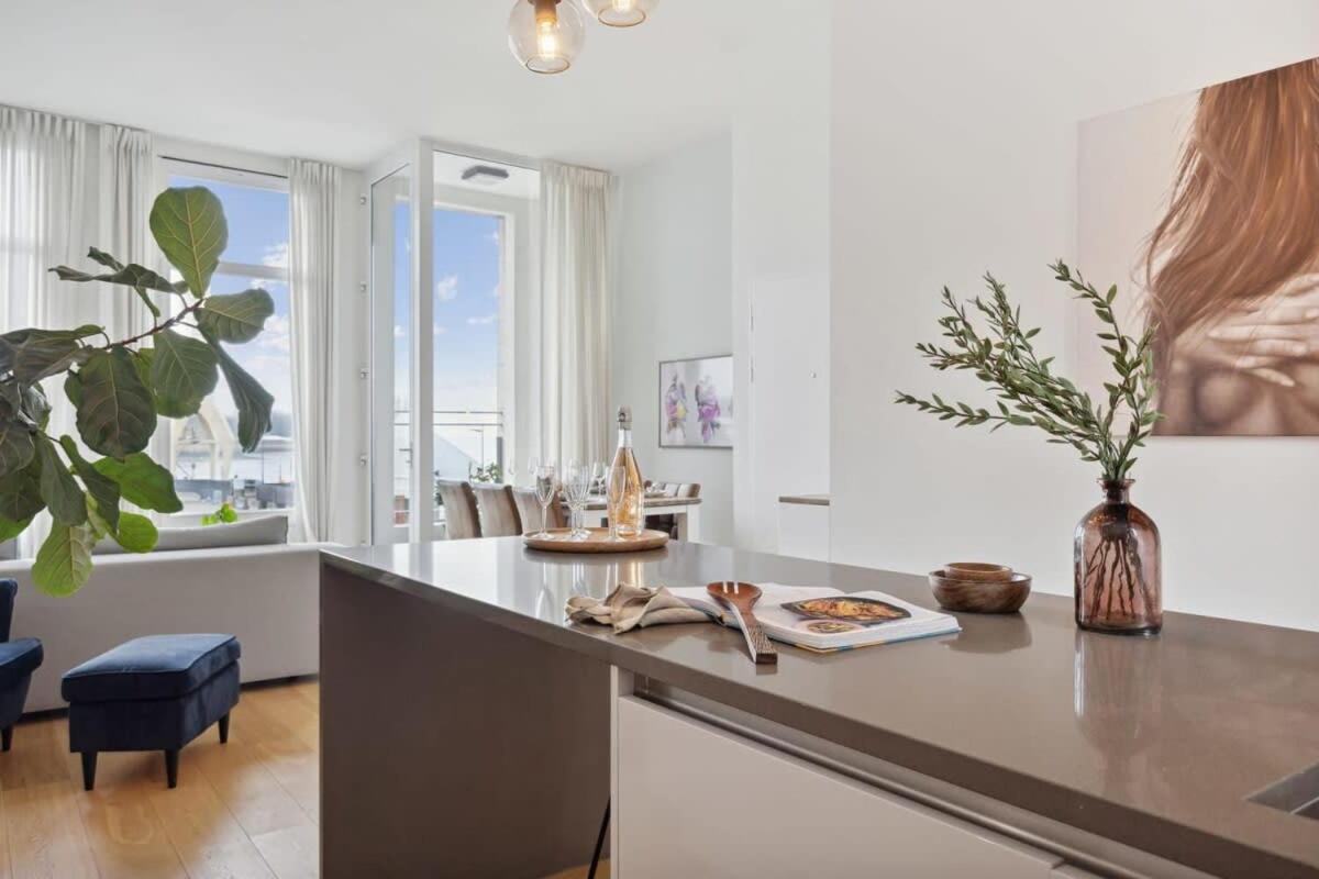 Bright Waterfront Apartment Antwerp Luaran gambar
